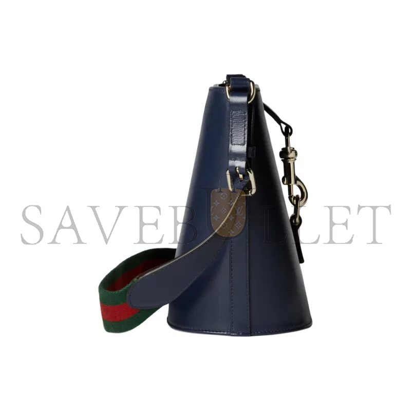 GUCCI LEATHER MINI BUCKET 782908 (20.5*18.5*12.5cm)